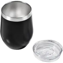 Serendipio Sheridan Stainless Steel Vacuum Tumbler Black Without Lid